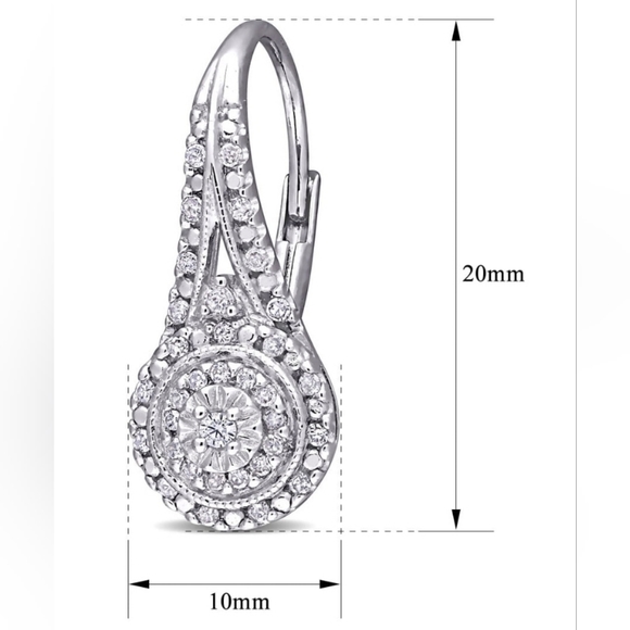 💎NEW Genuine Diamond Earrings💎 - Picture 3 of 5